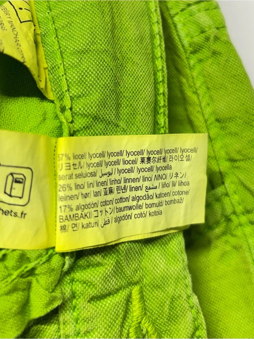 ✨Zara Women’s Mid-Rise Full Length Wide Leg Pants Lime Green Size 2